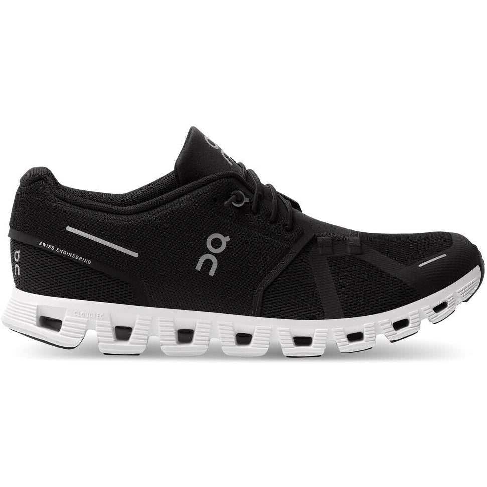 Men's On Cloud 5, Black/White, 12 D Medium