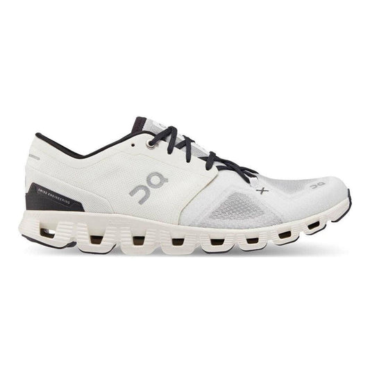 Men's On Cloud X 3, Ivory/Black, 12.5 D Medium