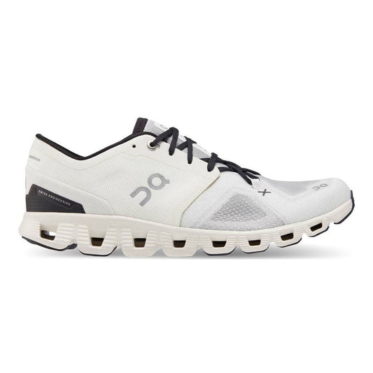 Men's On Cloud X 3, Ivory/Black, 8 D Medium