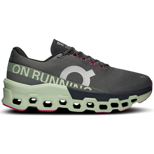 Men's On Cloudmonster 2, Asphalt/Lima, 8 D Medium