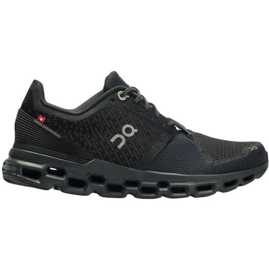 Men's On Cloudstratus, Black/Shadow, 9 D Medium