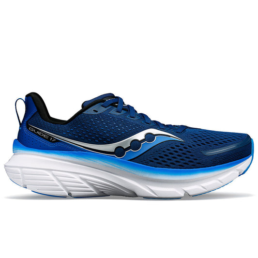 Men's Saucony Guide 17, Navy/Cobalt, 10 2E Wide