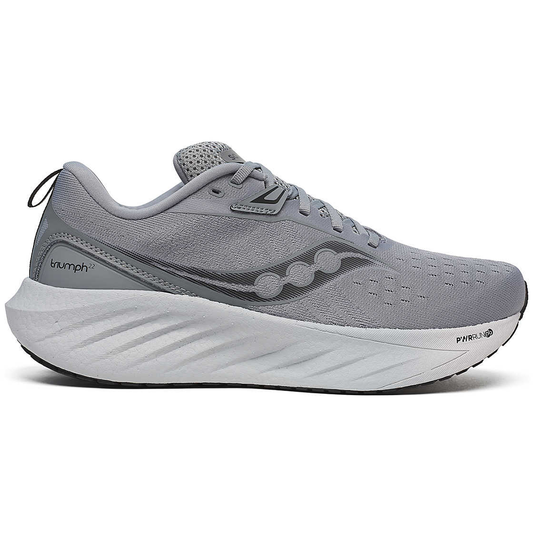 Men's Saucony Triumph 22, Flint/Black, 15 2E Wide