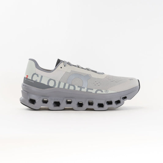 Men's On Cloudmonster, Ice/Alloy, 8 D Medium