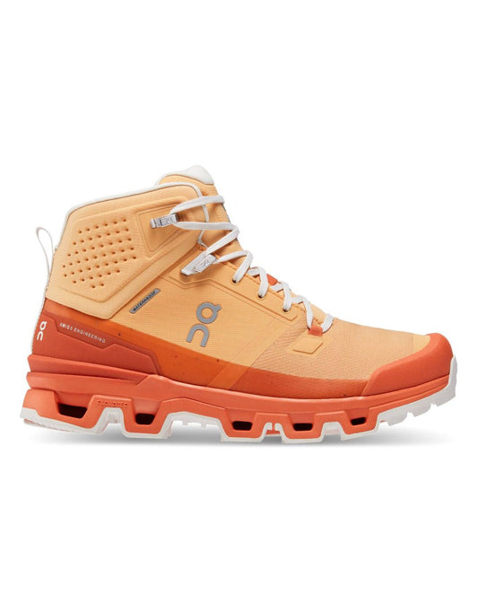 Women's On Cloudrock 2 Waterproof, Copper/Flare, 8.5 B Medium