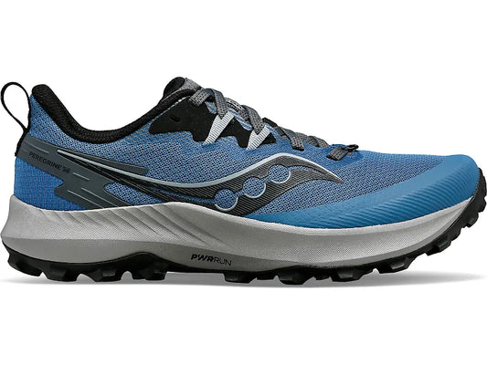 Women's Saucony Peregrine 14, Astro/Carbon, 7 B Medium