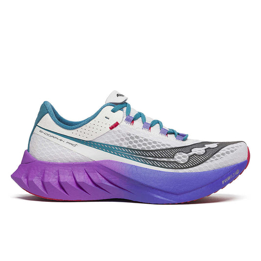 Men's Saucony Endorphin Pro 4, White/Shadow, 14 D Medium