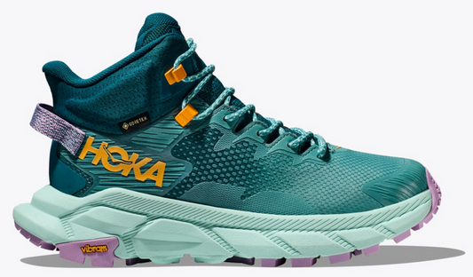 Women's Hoka Trail Code GTX, Ocean Mist/Sunlit Ocean, 6 B Medium