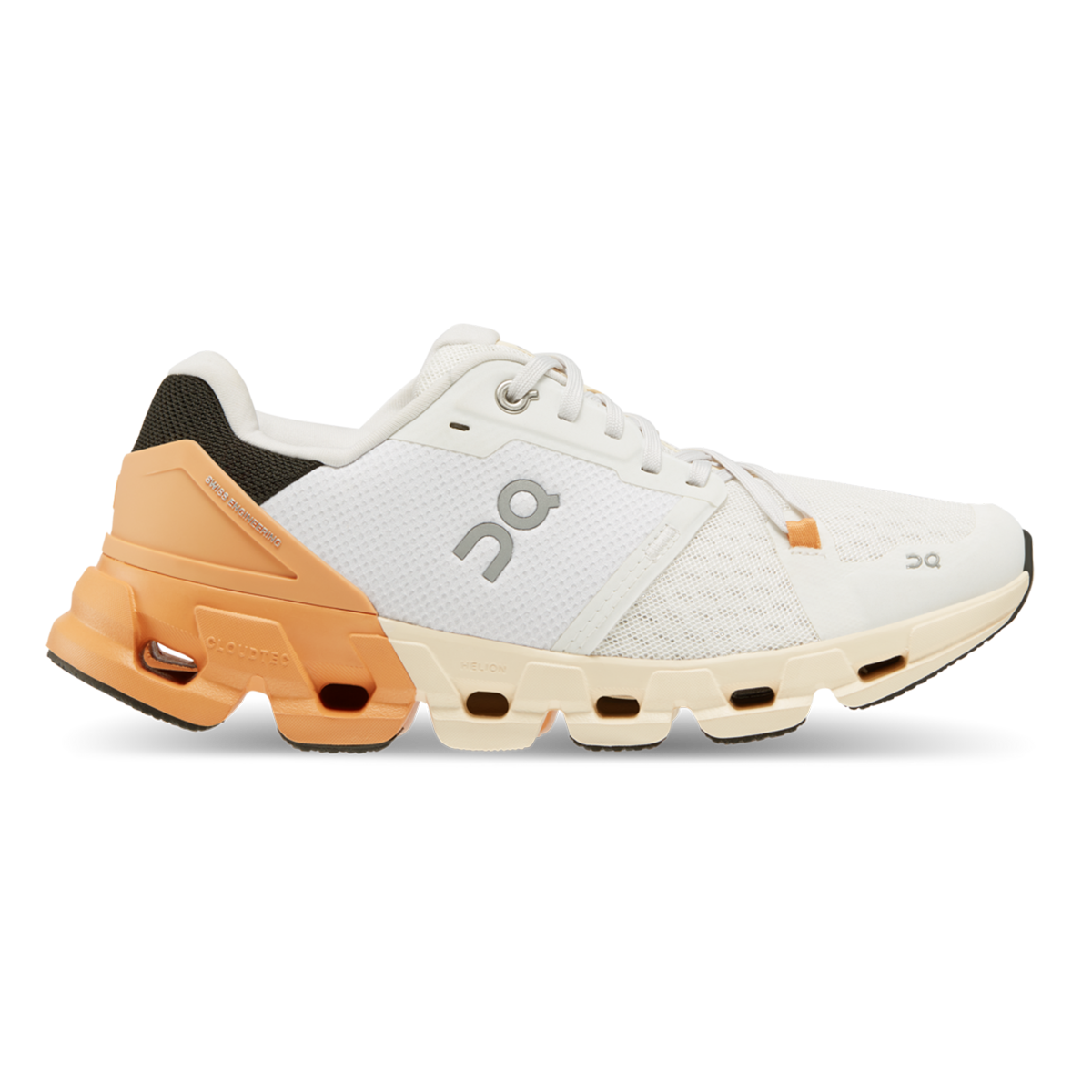 Women's On Cloudflyer 4, White/Copper, 10 B Medium