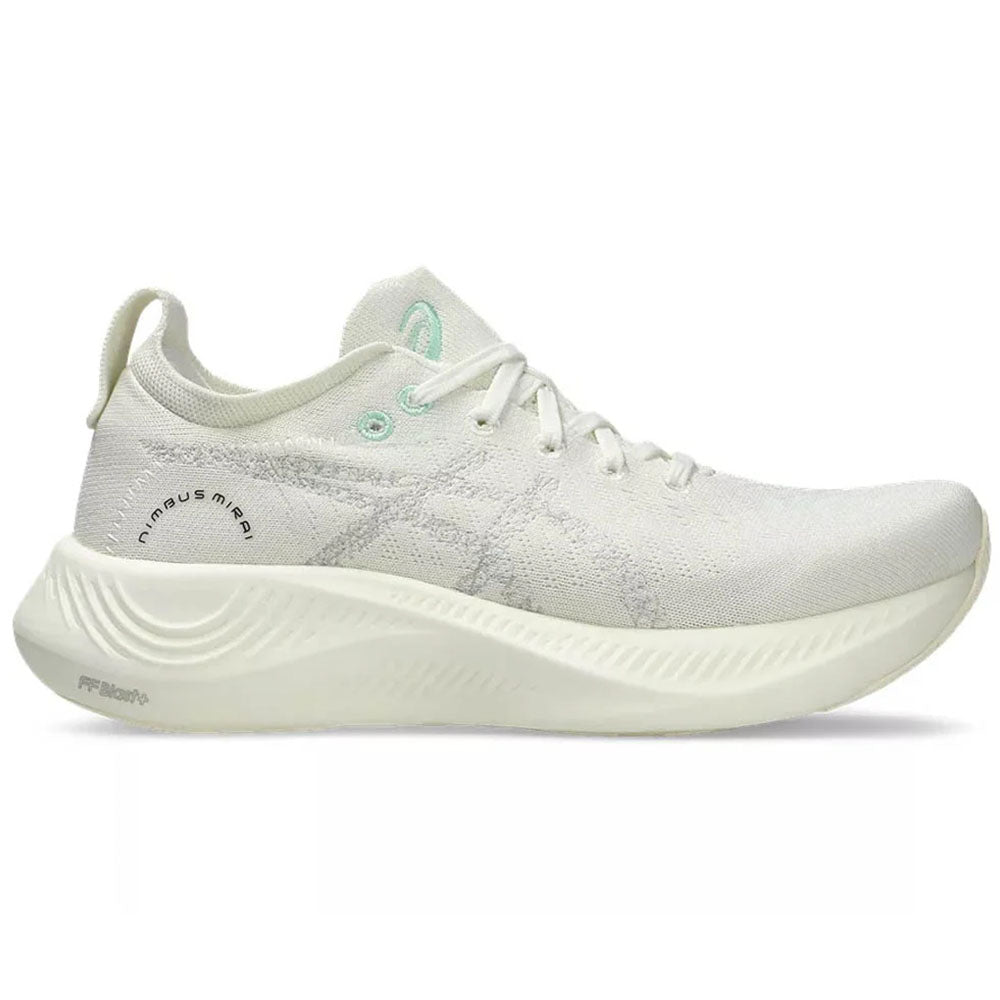 Women's Asics Nimbus Mirai, White/White, 8.5 D Medium