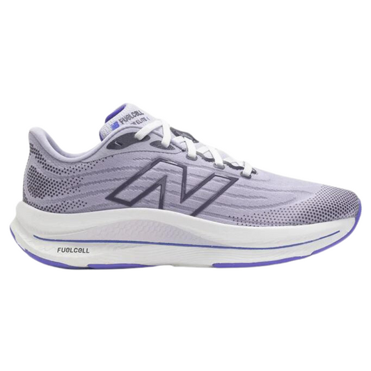 Women's New Balance FuelCell Walker Elite, Grey Violet/Electric Indigo/Shadow, 7 D Wide
