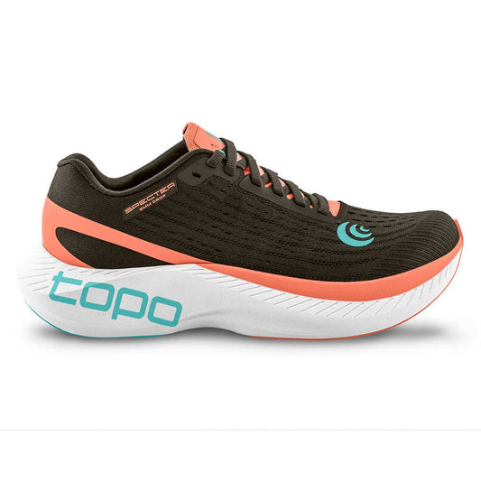 Women's Topo Athletic Specter, Espresso/Peach, 12 B Medium