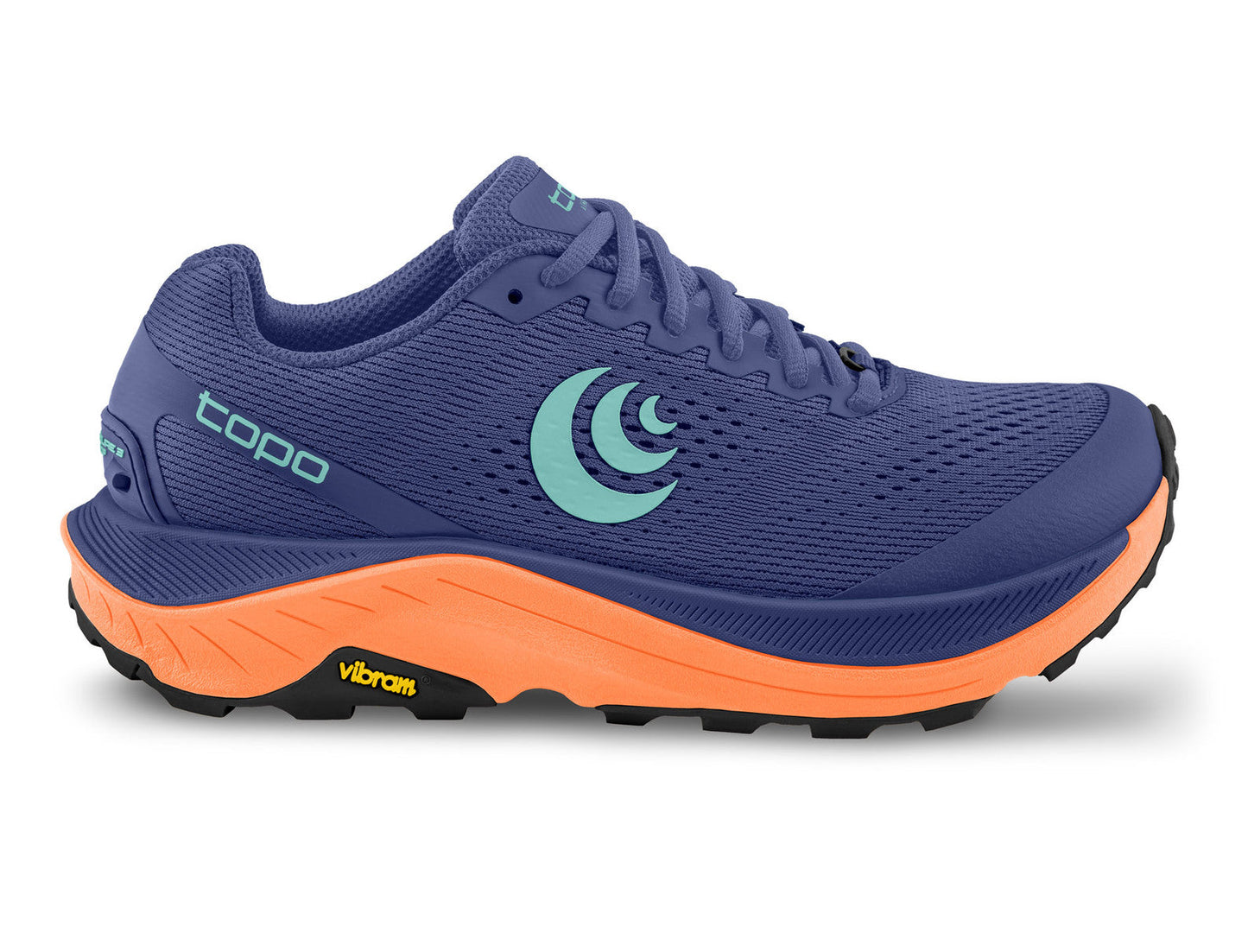 Women's Topo Athletic Ultraventure 3, Purple/Orange, 6 B Medium