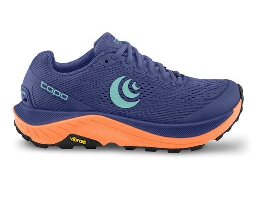 Women's Topo Athletic Ultraventure 3, Purple/Orange, 6 B Medium