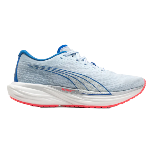 Women's Puma Deviate Nitro 2, Icy Blue/Fire Orchid, 9.5 B Medium