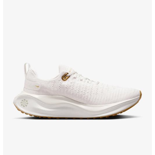 Women's Nike InfinityRN 4, Phantom/Metallic Gold/White, 7 B Medium