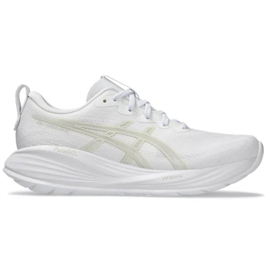 Women's Asics Gel-Cumulus 27, White/Lake Grey, 8.5 B Medium