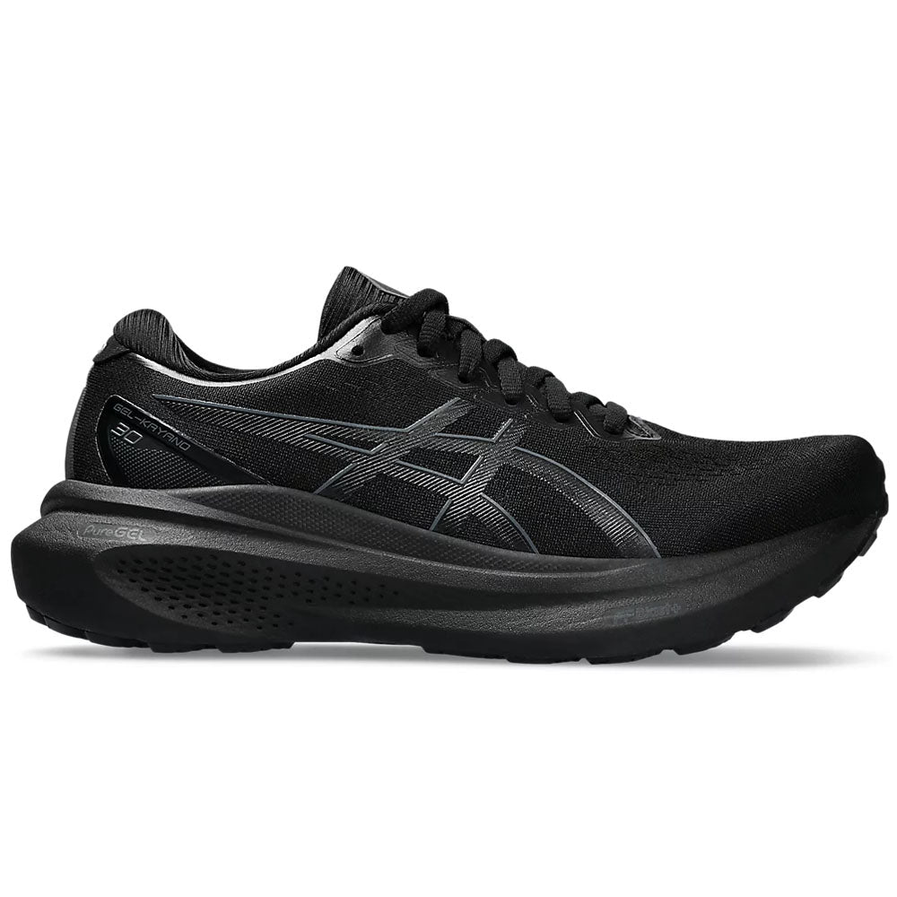 Women's Asics Gel-Kayano 30, Black/Black, 7 B Medium