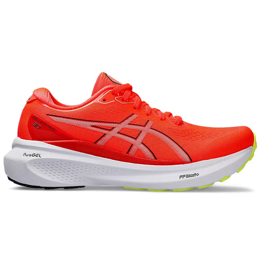 Women's Asics Gel-Kayano 30, Sunrise Red/Black, 7 B Medium