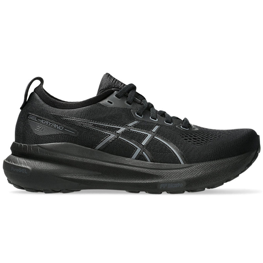 Women's Asics Gel-Kayano 31, Black/Black, 11 B Medium