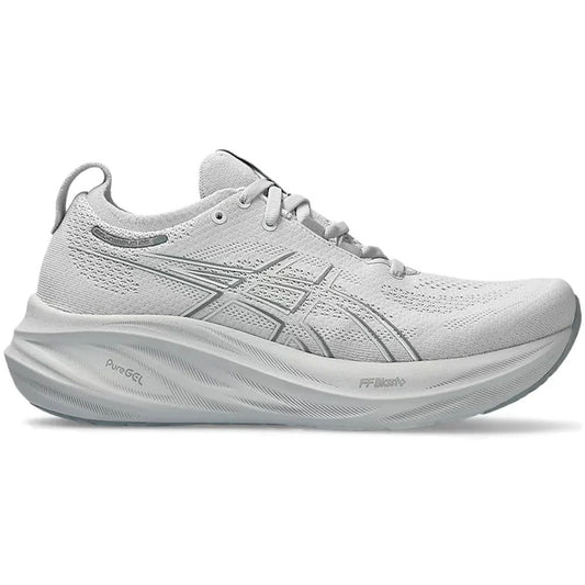 Women's Asics Gel-Nimbus 26, Concrete/Pure Silver, 12 B Medium