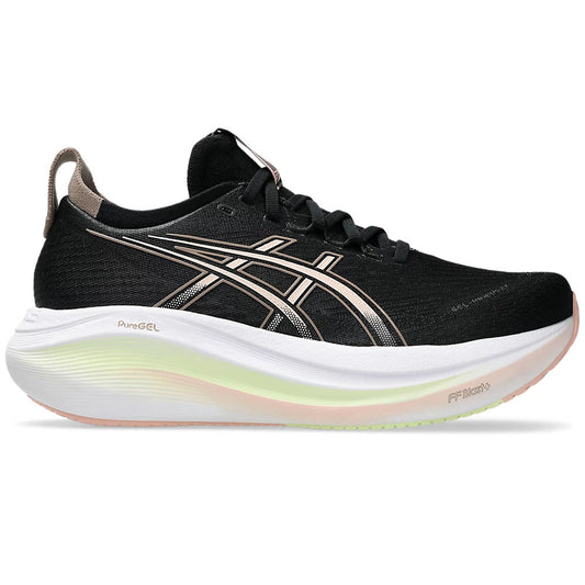 Women's Asics Gel-Nimbus 27, Black/Breeze, 12 B Medium