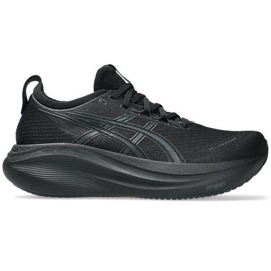 Women's Asics Gel-Nimbus 27, Black/Graphite Grey, 8 B Medium