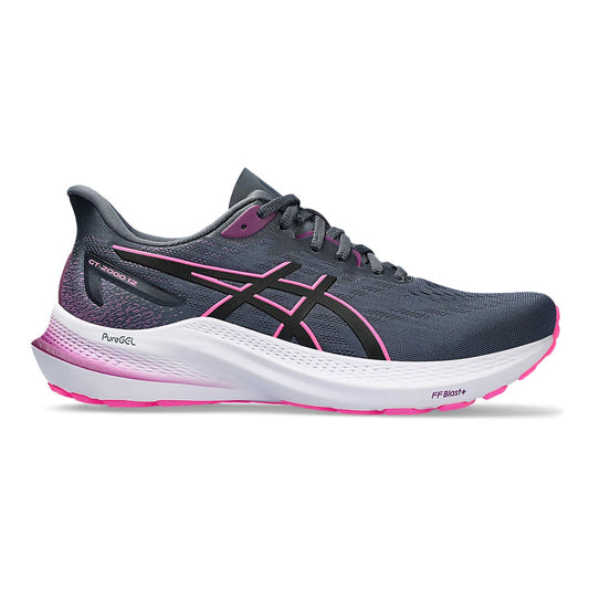 Women's Asics GT-2000 12, Tarmac/Black, 9.5 D Wide