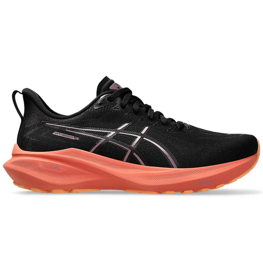 Women's Asics GT-2000 13, Black/Dark Aubergine, 7.5 B Medium