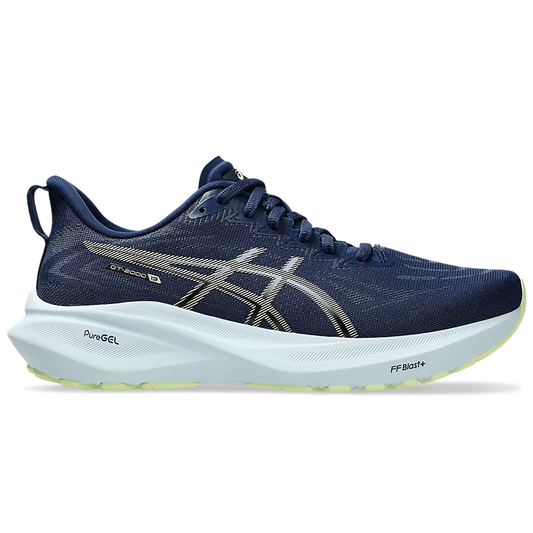 Women's Asics GT-2000 13, Blue Expanse/Champagne, 8 B Medium
