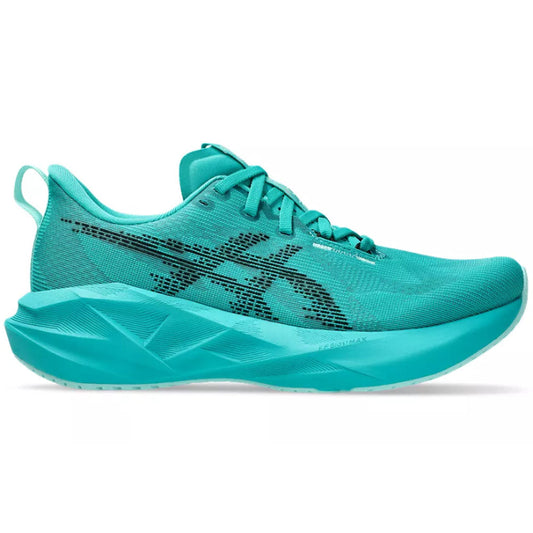 Women's Asics Novablast 5, Wave Teal/Black, 10.5 B Medium