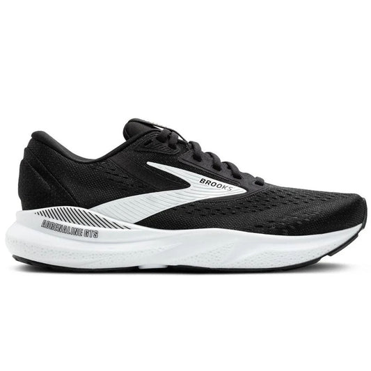 Women's Brooks Adrenaline GTS 24, Black/White, 12 D Wide