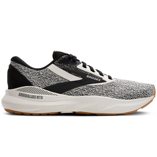Women's Brooks Adrenaline GTS 24, Coconut/Black/Biscuit, 9.5 B Medium