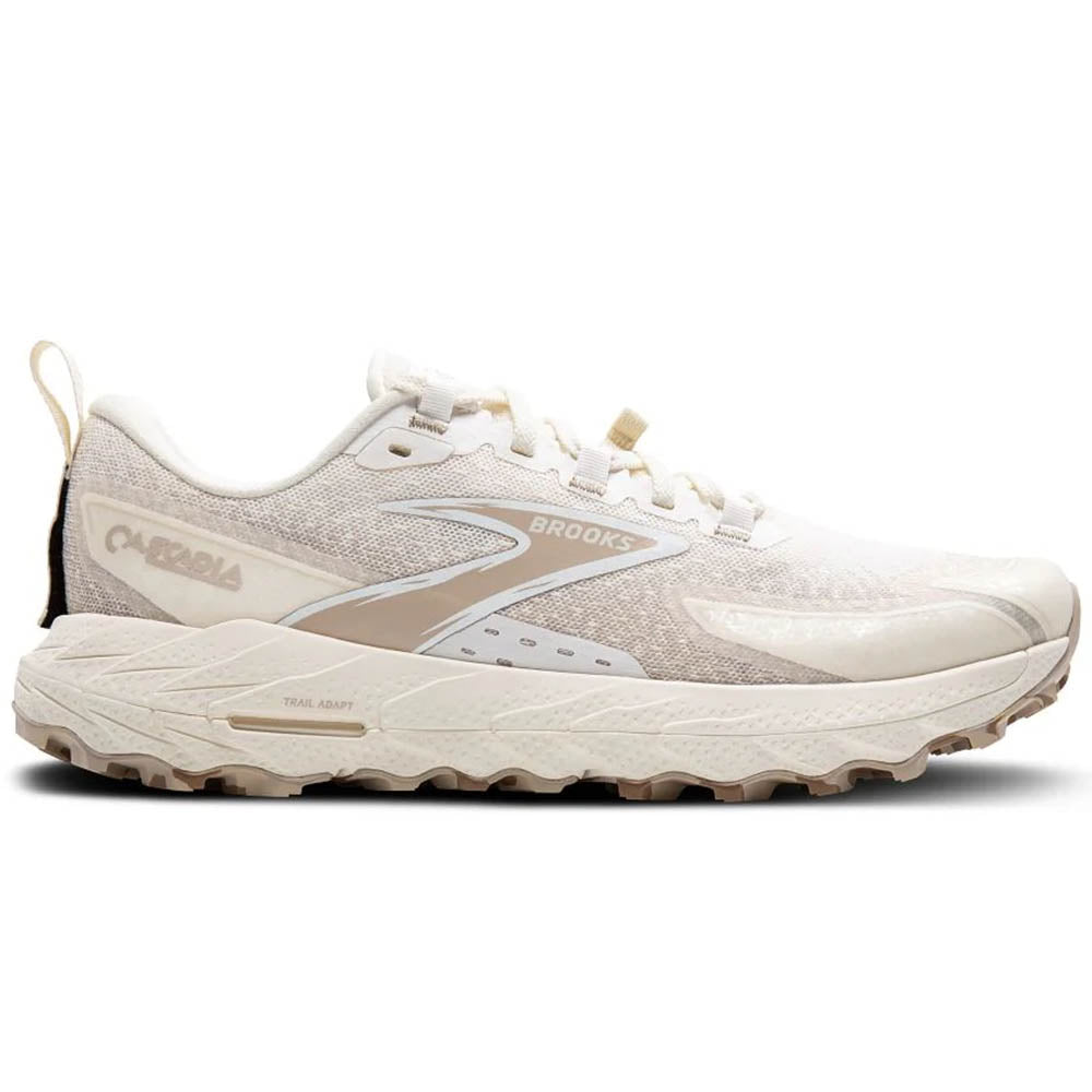 Women's Brooks Cascadia 18, Coconut/Chateau/White, 6.5 B Medium