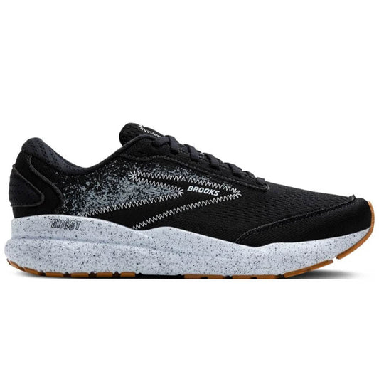 Women's Brooks Ghost 16, Black/Blackened Pearl/White, 13 B Medium