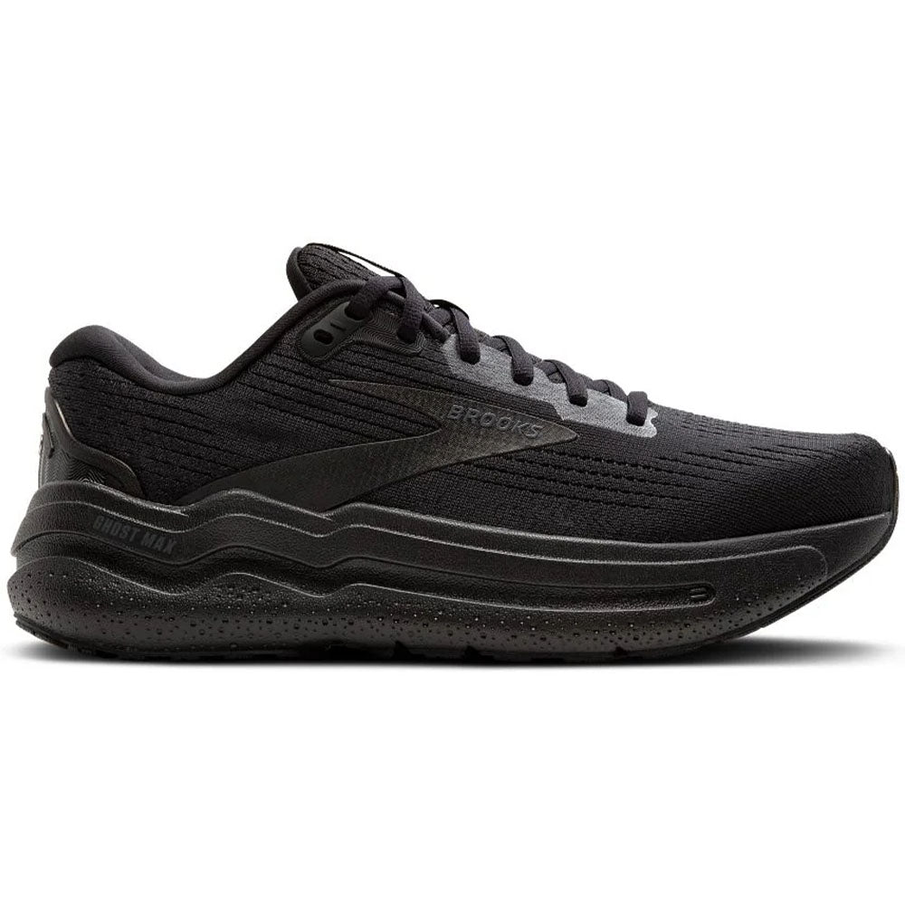 Women's Brooks Ghost Max 2, Black/Black/Ebony, 11 2E Extra Wide