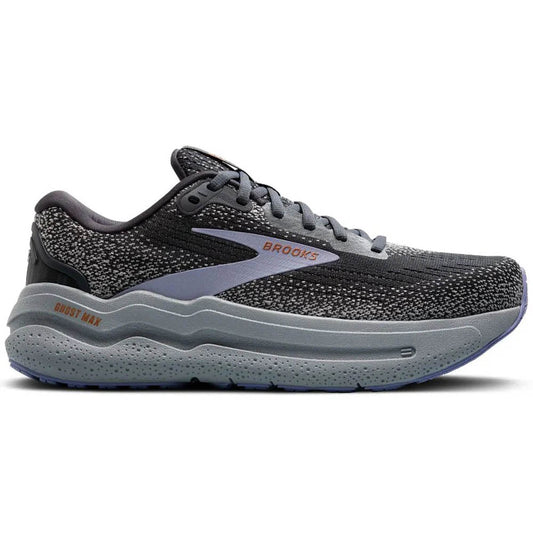 Women's Brooks Ghost Max 2, Ebony/Sweet Lavender/Alloy, 5 B Medium