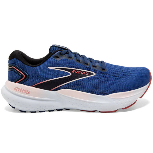 Women's Brooks Glycerin 21, Blue/Icy Pink/Rose, 5 B Medium