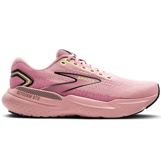 Women's Brooks Glycerin GTS 21, Zephyr/Violet/Green, 5 B Medium
