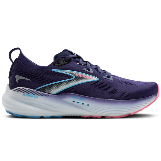 Women's Brooks Glycerin GTS 22, Blue Ribbon/Peacoat/Dianthus, 10.5 D Wide