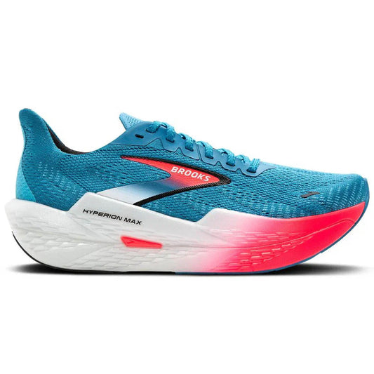 Women's Brooks Hyperion Max 2, Crystal Seas/Diva Pink/Black, 7 B Medium