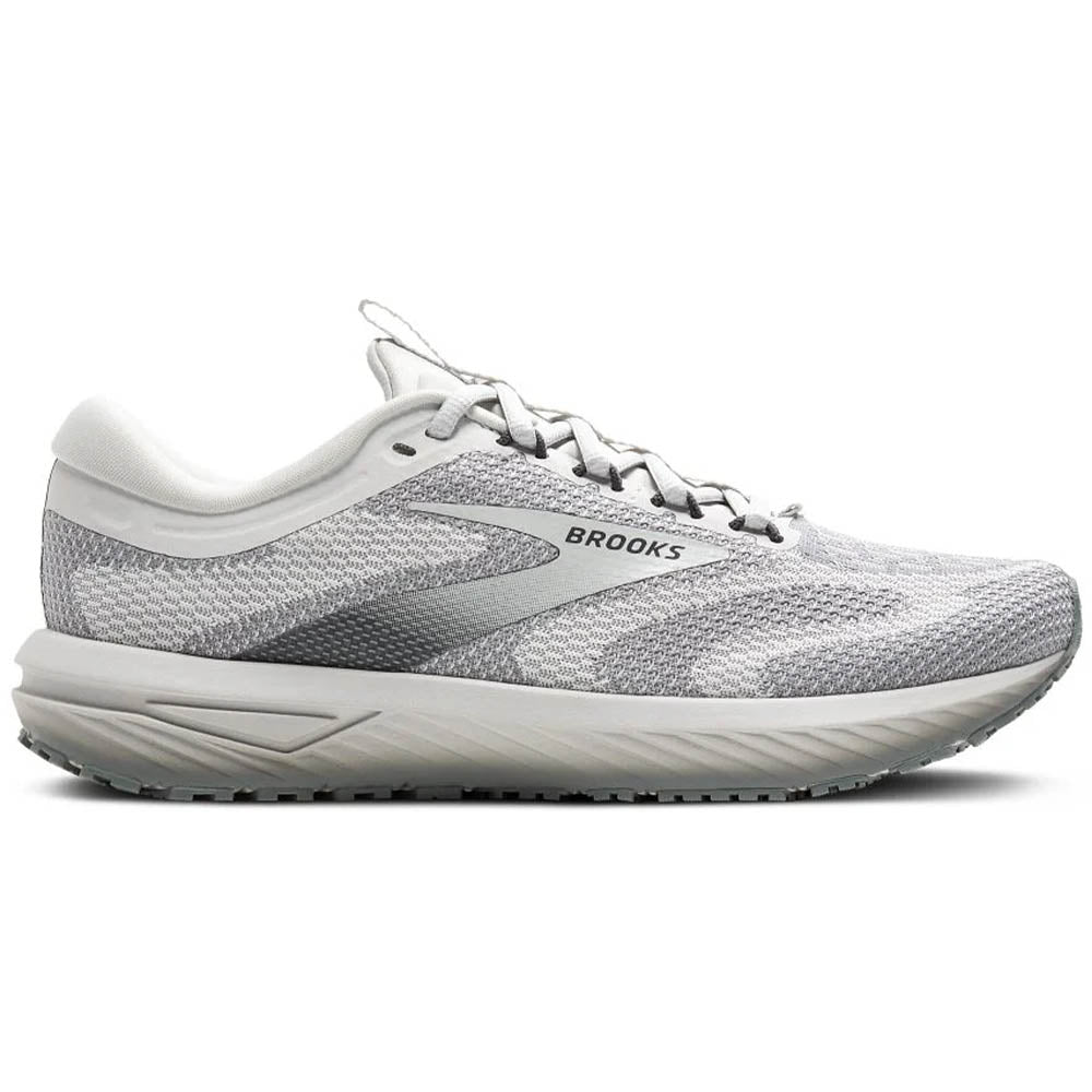 Women's Brooks Revel 7, Oyster Mushroom/Primer Gray, 6 B Medium