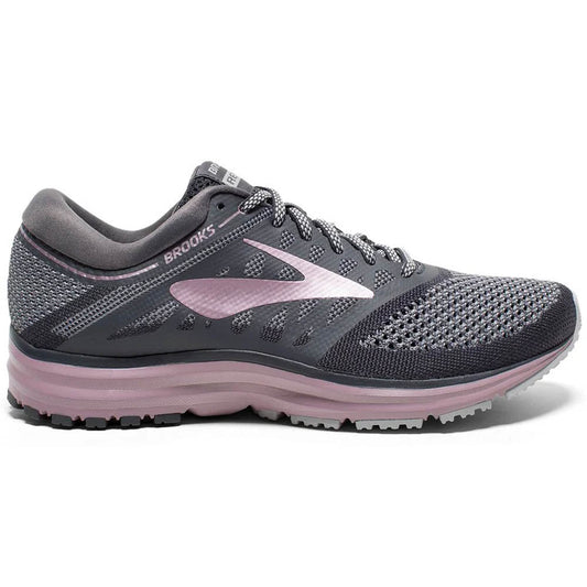 Women's Brooks Revel 7, Sweet Lavender/Ebony/Alloy, 6 B Medium
