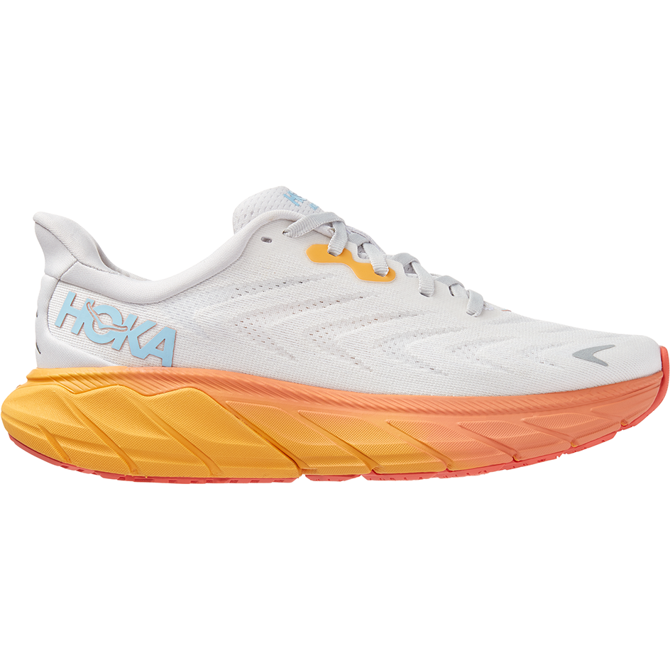 Women's Hoka Arahi 6, Nimbus Cloud/Blanc de Blanc, 9 D Wide