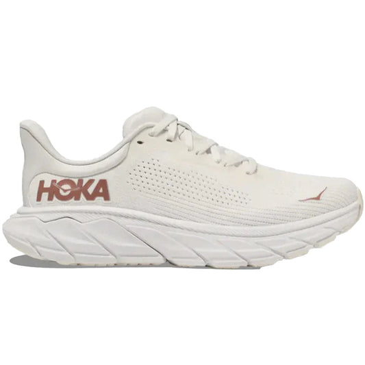 Women's Hoka Arahi 7, Blanc De Blanc/Rose Gold, 10.5 B Medium