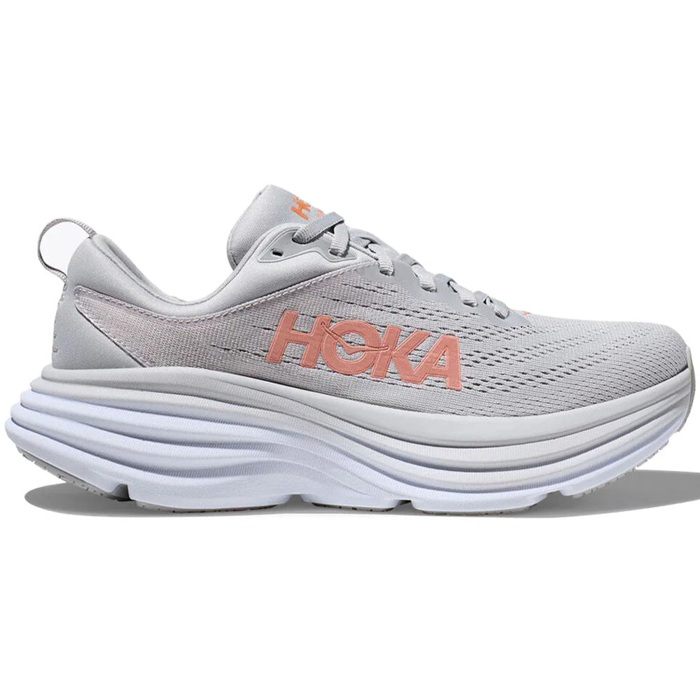 Women's Hoka Bondi 8, Harbor Mist/Lunar Rock, 5 B Medium