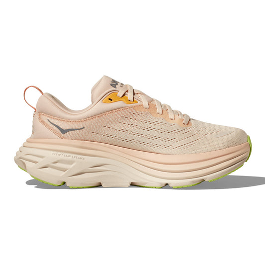 Women's Hoka Bondi 8, Cream/Vanilla, 10.5 B Medium