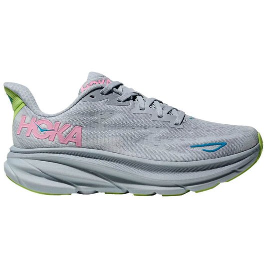 Women's Hoka Clifton 9, Gull/Sea Ice, 9.5 D Wide