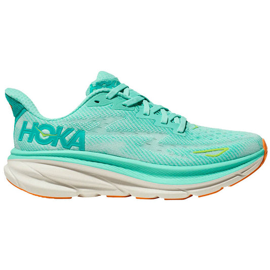 Women's Hoka Clifton 9, Seafoam/Aqua Breeze, 10.5 B Medium