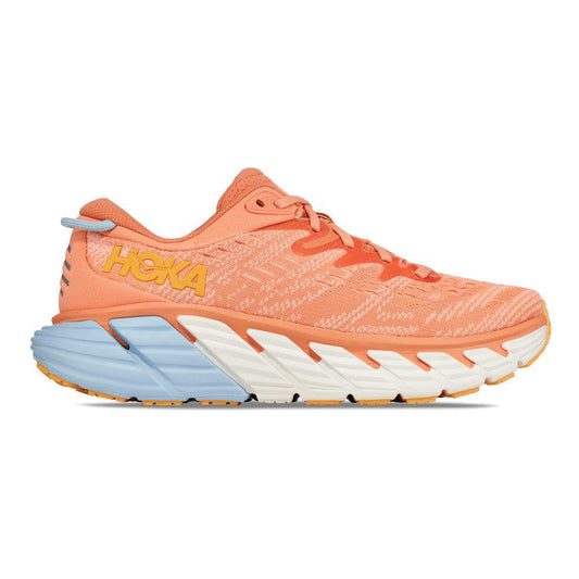 Women's Hoka Gaviota 4, Shell Coral/Peach Parfait, 5.5 D Wide